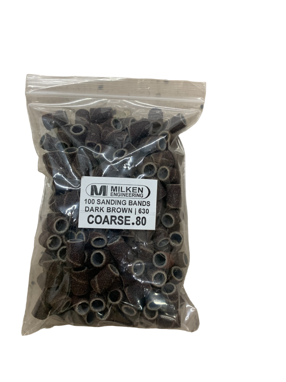 Milken Sanding Band Dark Brown Coarse 200pcs